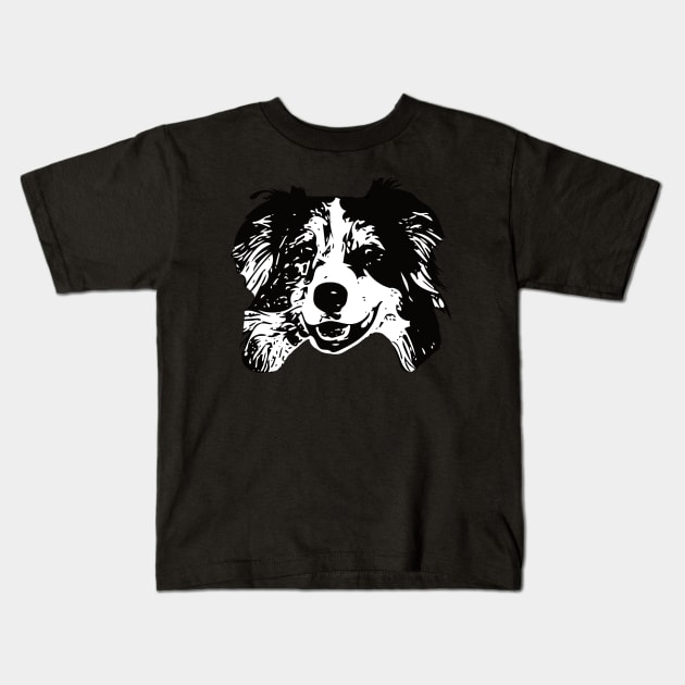 Australian Shepherd Dog - Aussie Christmas Gifts Kids T-Shirt by DoggyStyles